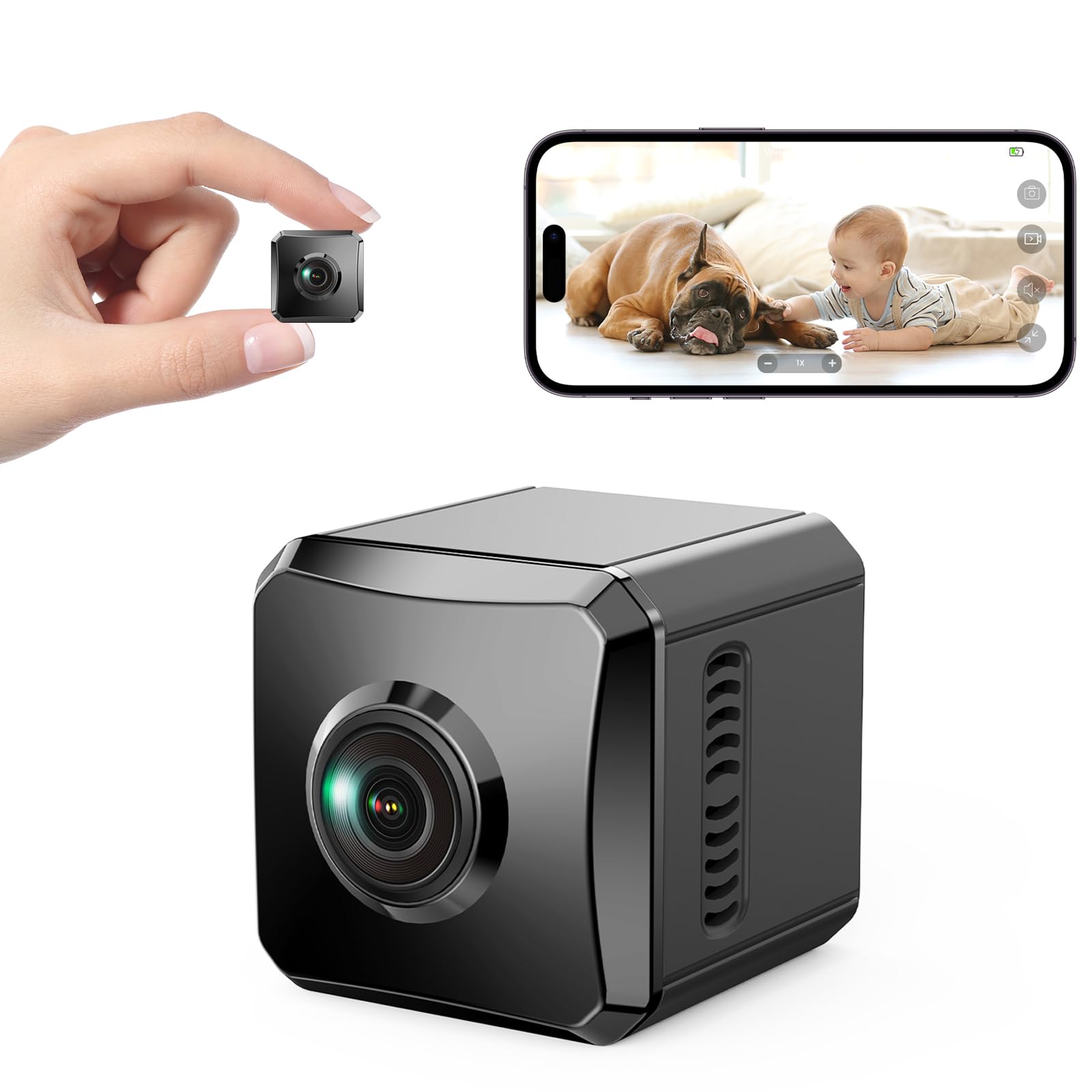 Amazon.com : VIDCASTIVE Hidden Camera 1080P HD Mini Wireless WiFi